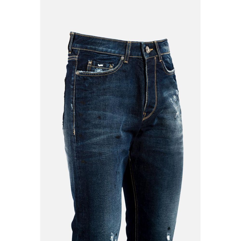 Gas Blaue Baumwolljeans Denim