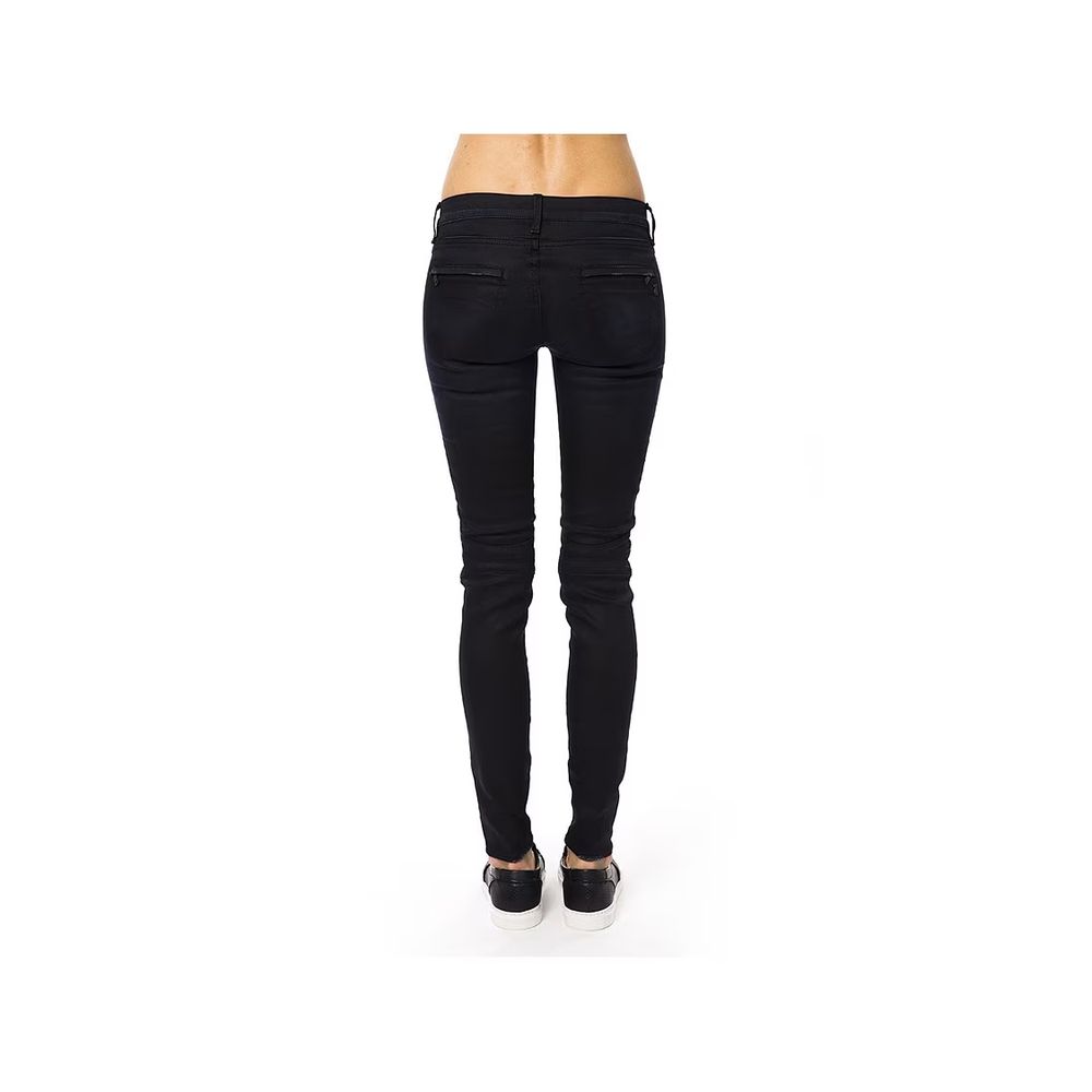 Gas Blaue Baumwoll-Röhrenhose