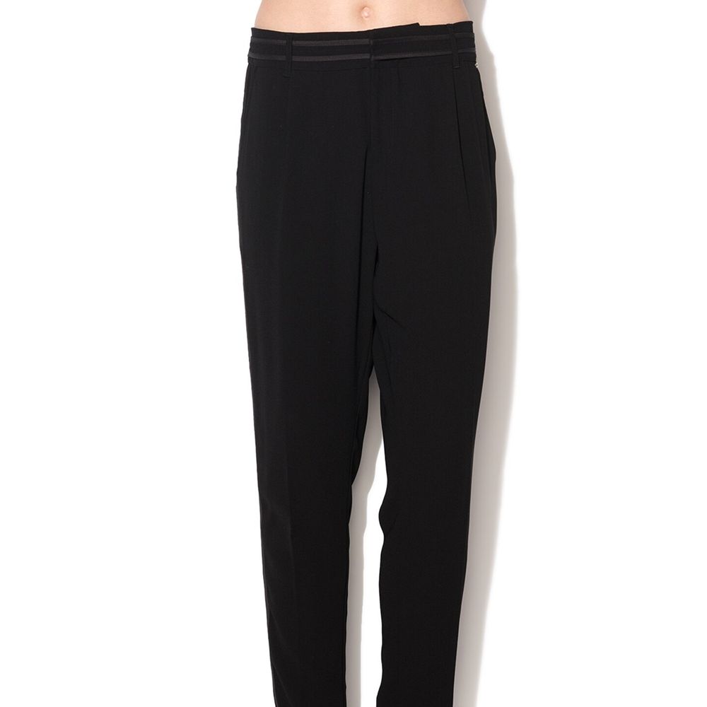 Gas Schwarze Freizeithose aus Polyester