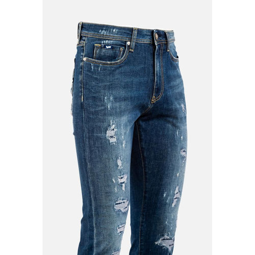 Gas Blaue Baumwolljeans Denim