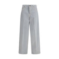 Haikure Blue Cotton Straight Leg Jeans
