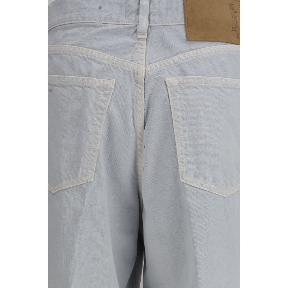 Haikure Blue Cotton Straight Leg Jeans