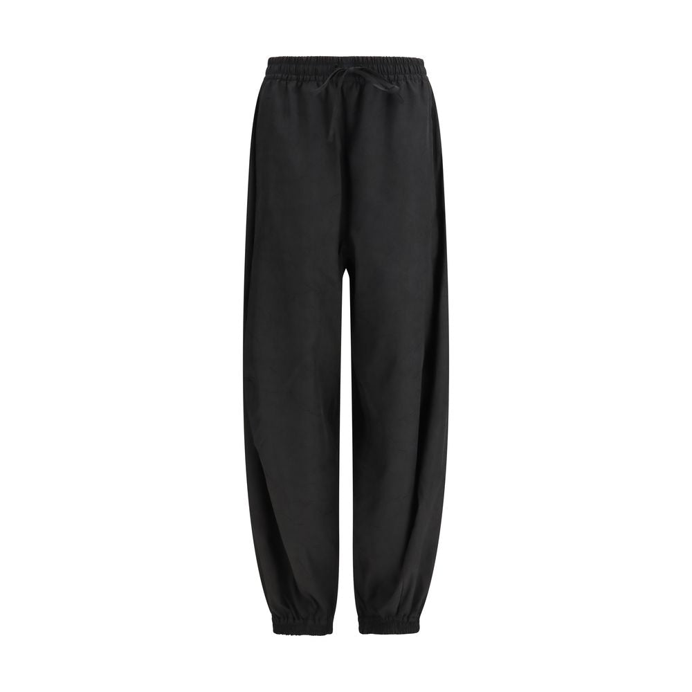 Rohe Schwarze Jogginghose aus Polyester (Trainingshose)