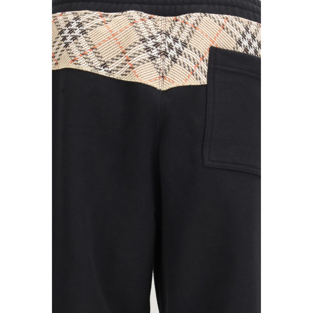 Burberry Schwarze Baumwoll-Jogginghose (Trainingshose)