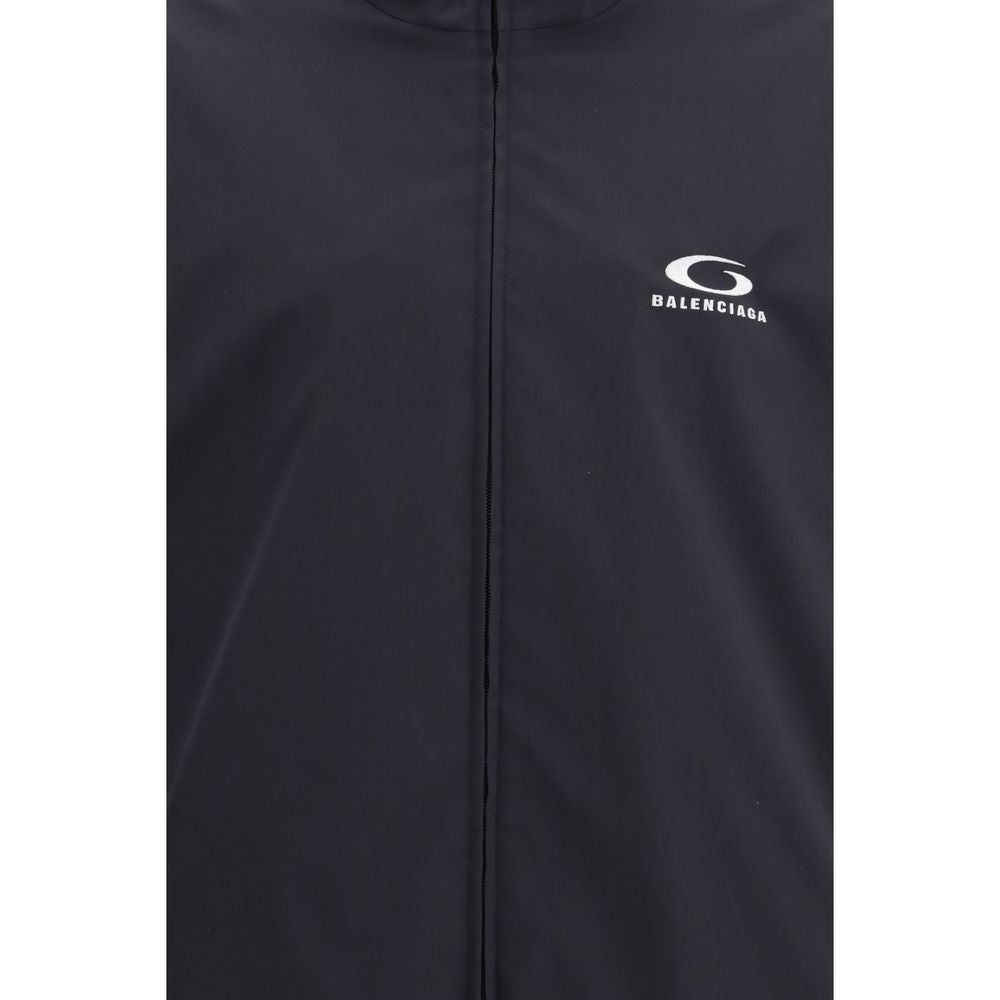 Balenciaga Schwarze Shell-Jacke aus Polyester