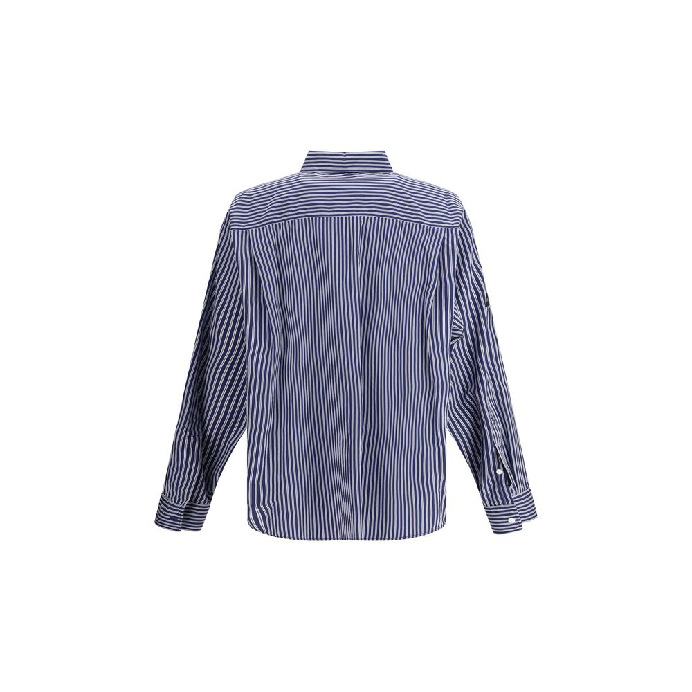 Balenciaga Blaues Baumwollhemd mit Muster