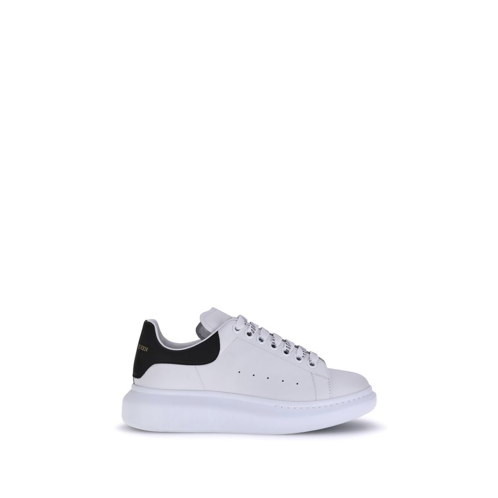 Alexander McQueen White Bos Taurus Calf Leather Platform Sneakers