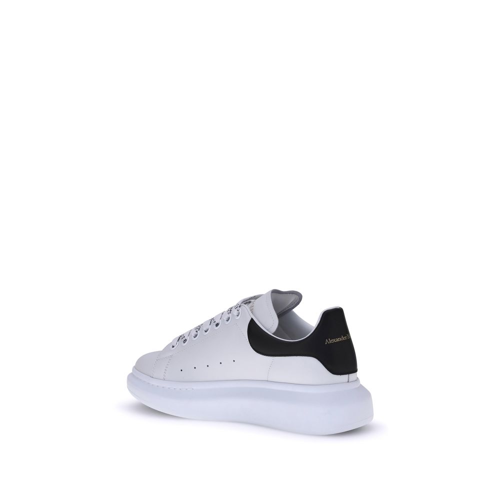 Alexander McQueen White Bos Taurus Calf Leather Platform Sneakers