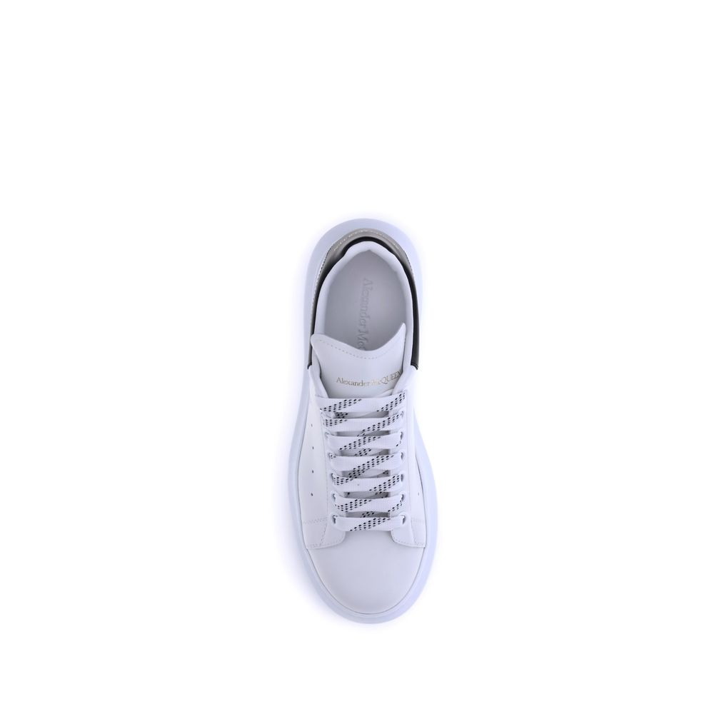 Alexander McQueen White Bos Taurus Calf Leather Platform Sneakers