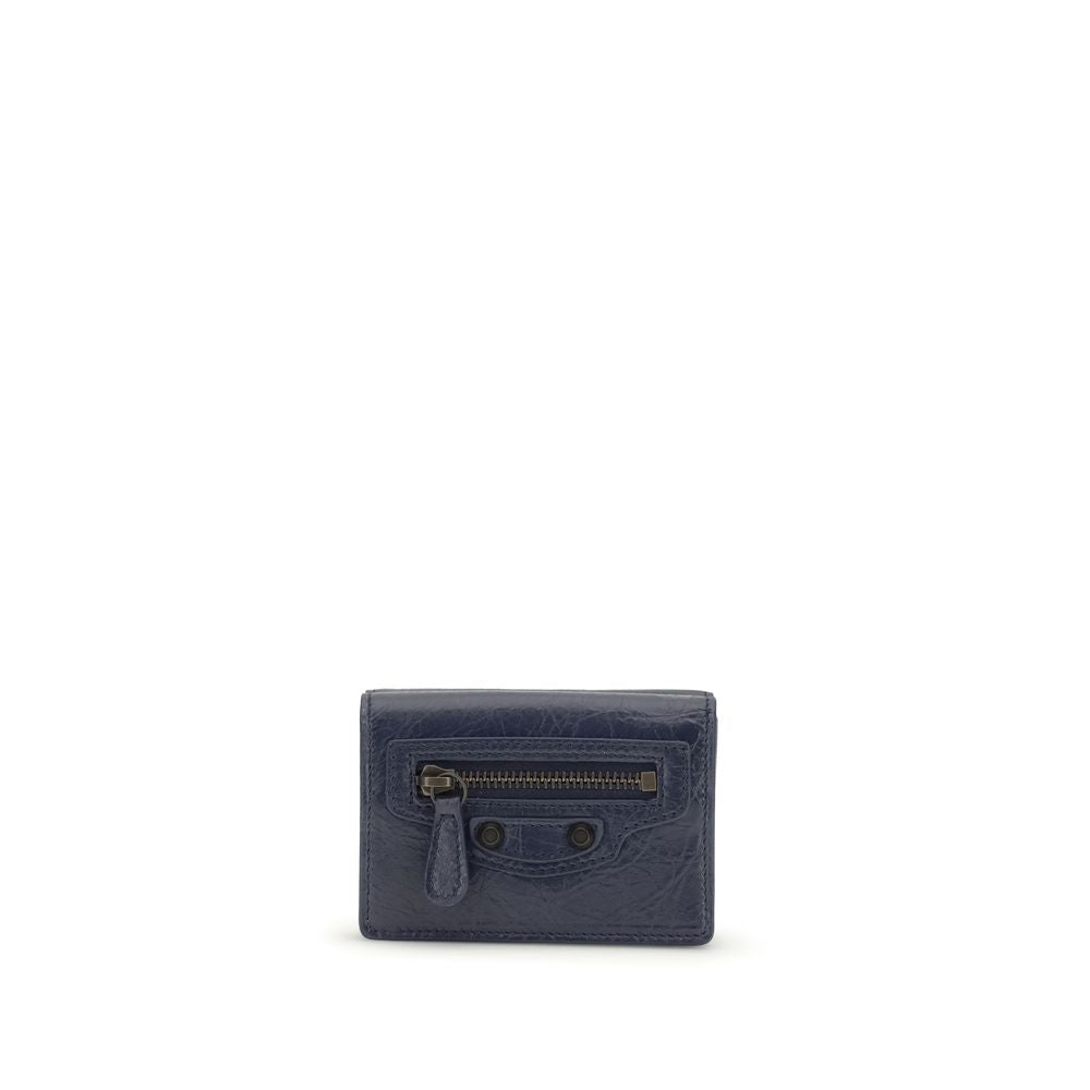 Balenciaga Blue Lamb Ovis Aries Wallet