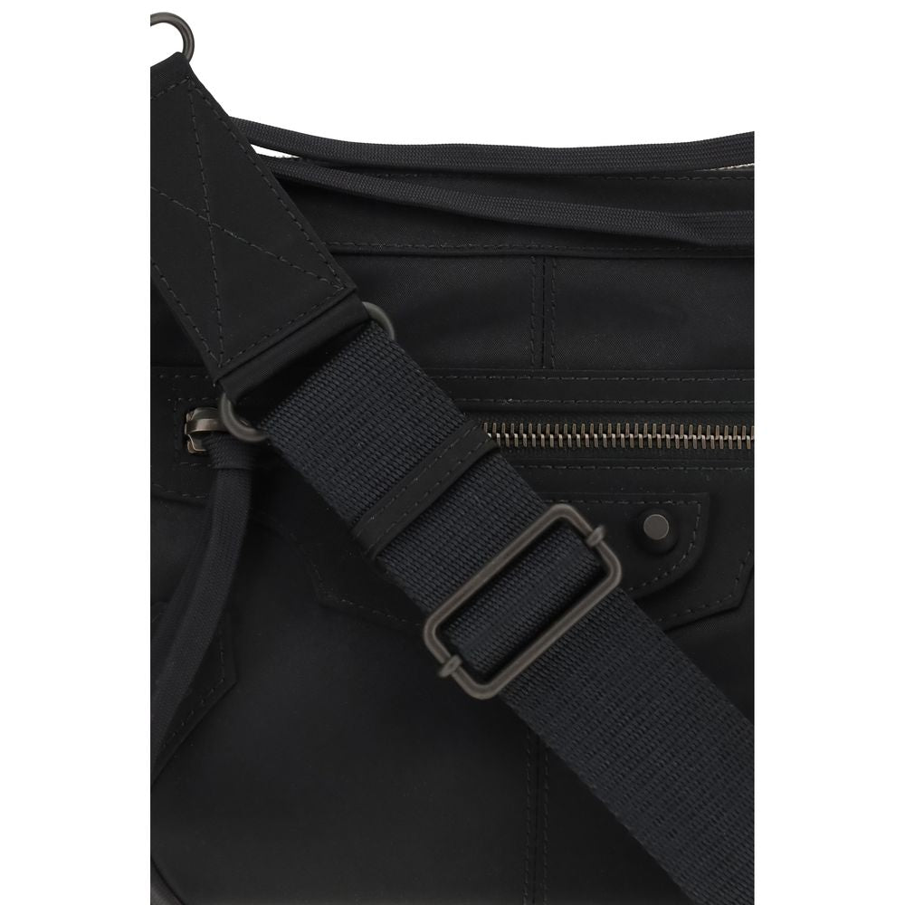Balenciaga Schwarze Schultertasche aus Polyamid