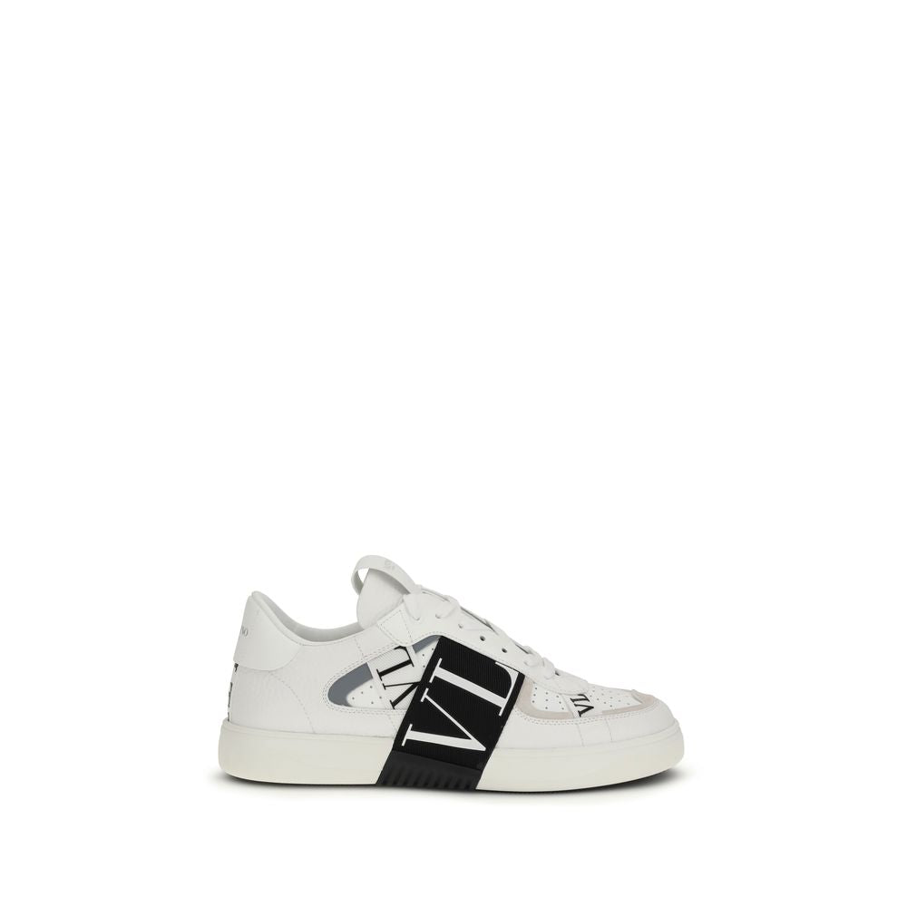 Valentino Garavani White Bos Taurus Calfskin Low-Top Sneakers