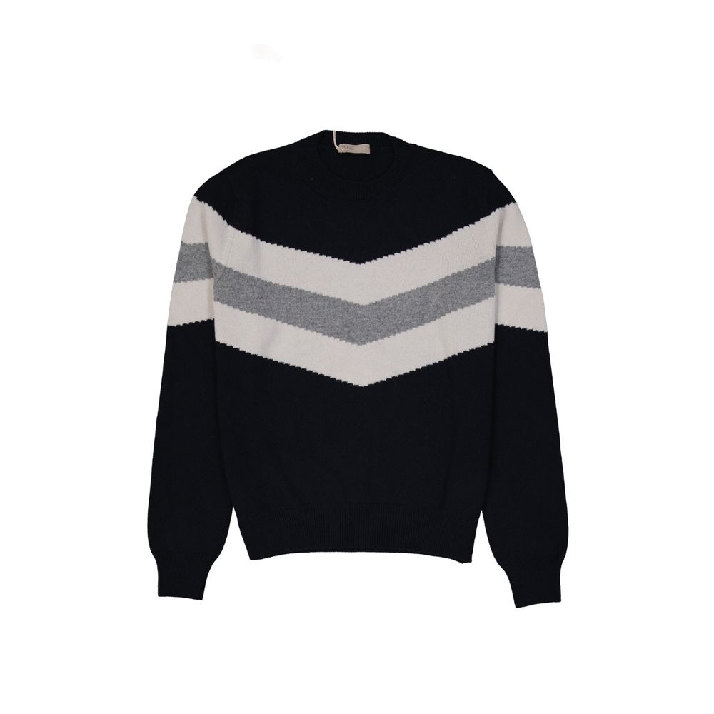 Herno Blue Wool Sweater