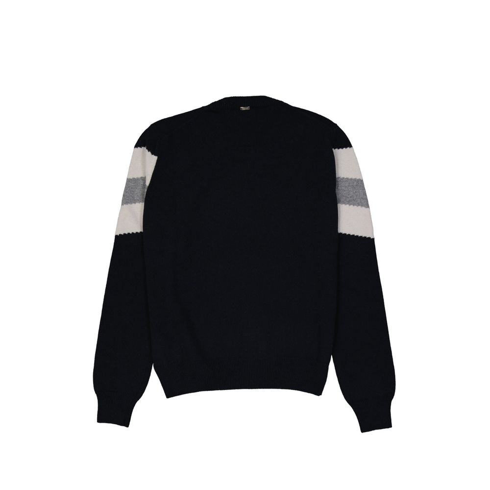 Herno Blue Wool Sweater
