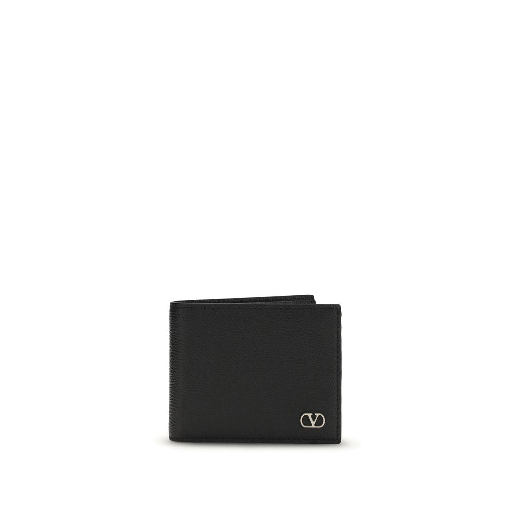 Valentino Garavani Black Calfskin Bos Taurus Wallet