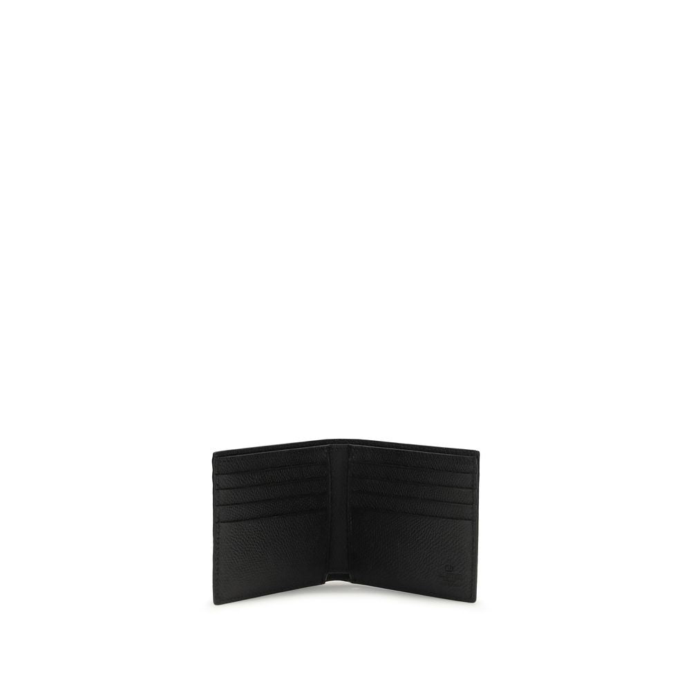 Valentino Garavani Black Calfskin Bos Taurus Wallet