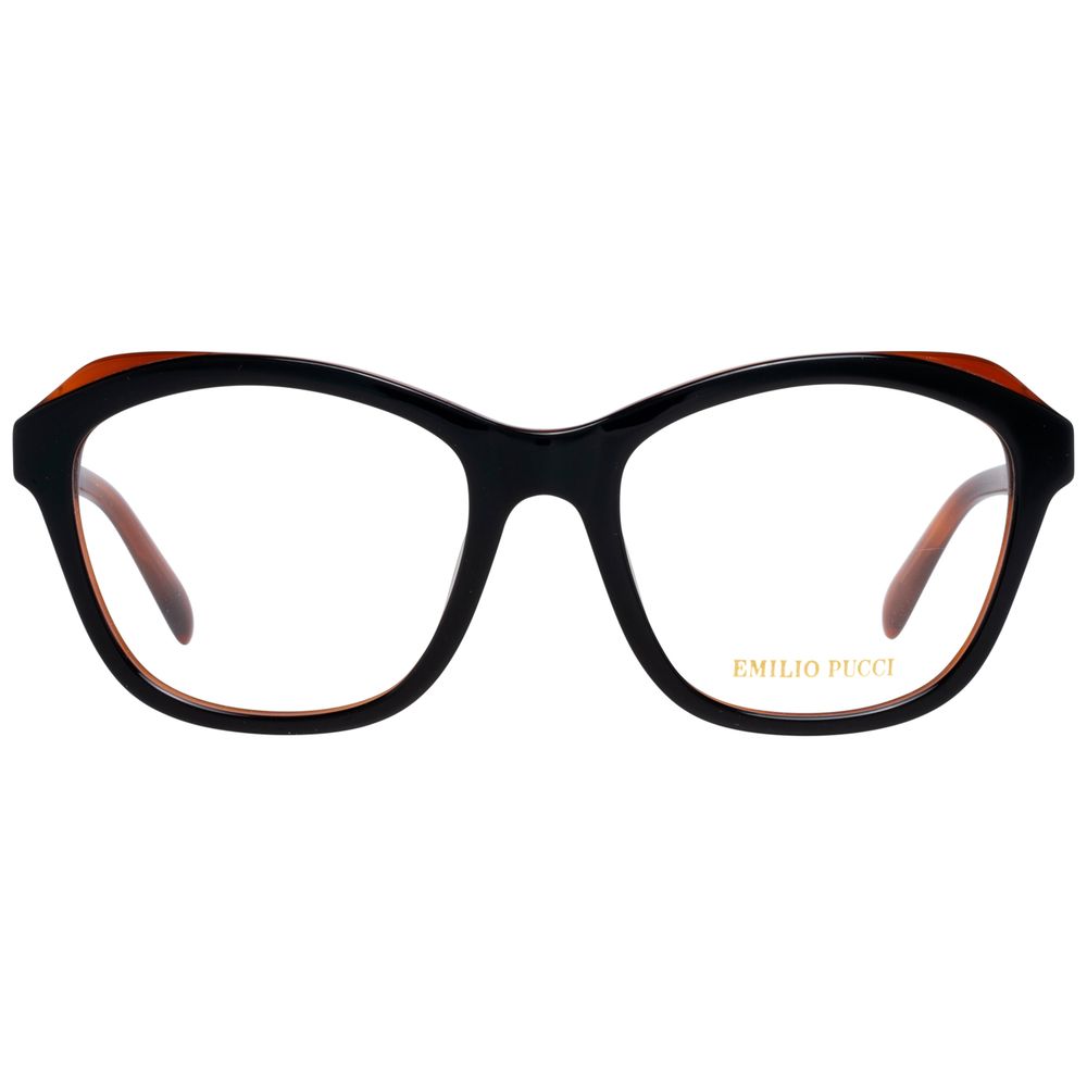 Emilio Pucci Schwarze Kunststoffbrille (Gestell)