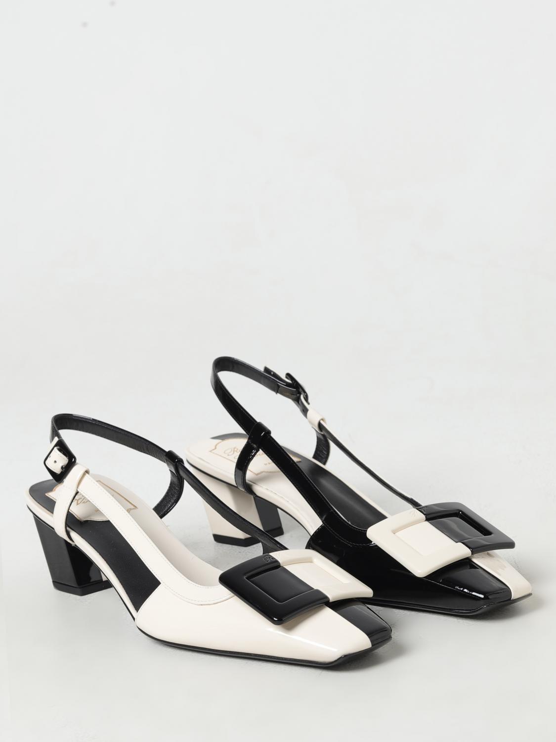 Roger Vivier Black High Heel Leather Pumps