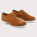 Made in Italy Brown Suede Oxford and Derby Shoes