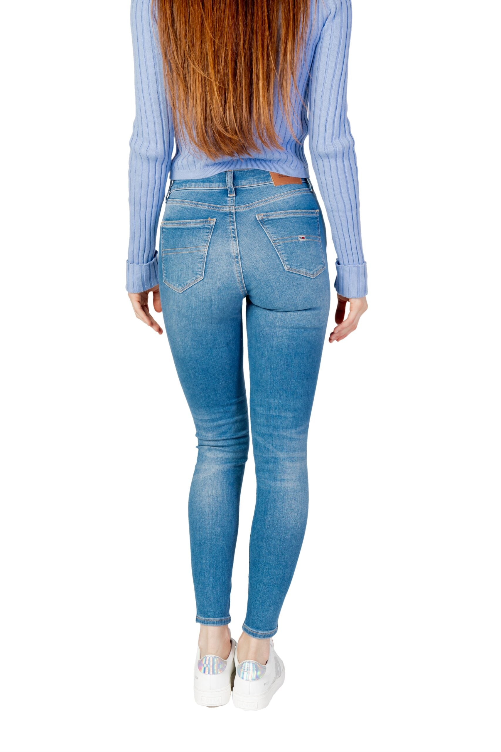 Tommy Hilfiger Hellblaue Skinny Jeans aus Baumwolle