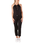 Met Schwarzer Baumwoll-Jumpsuit
