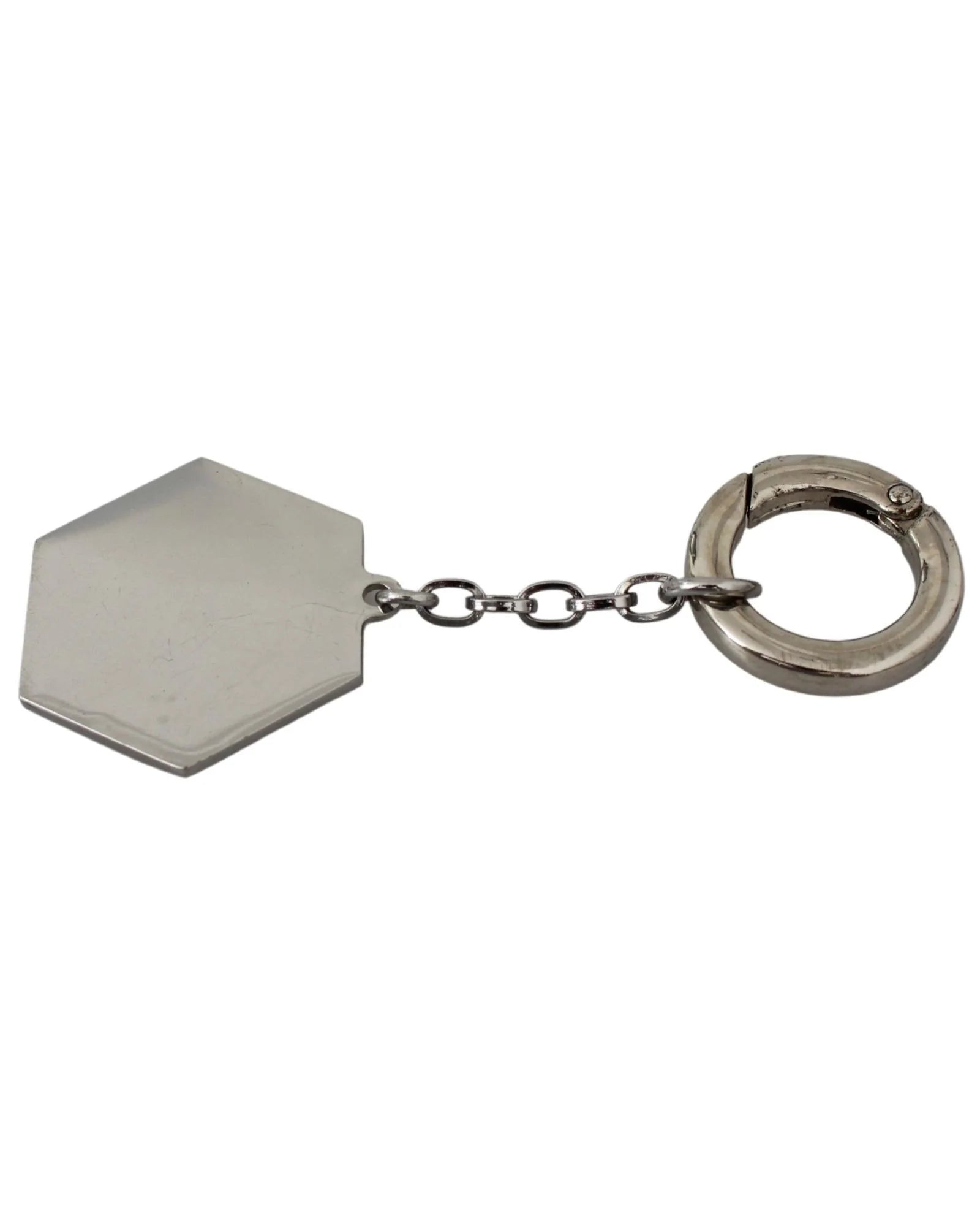 Ferre blue metal keyring
