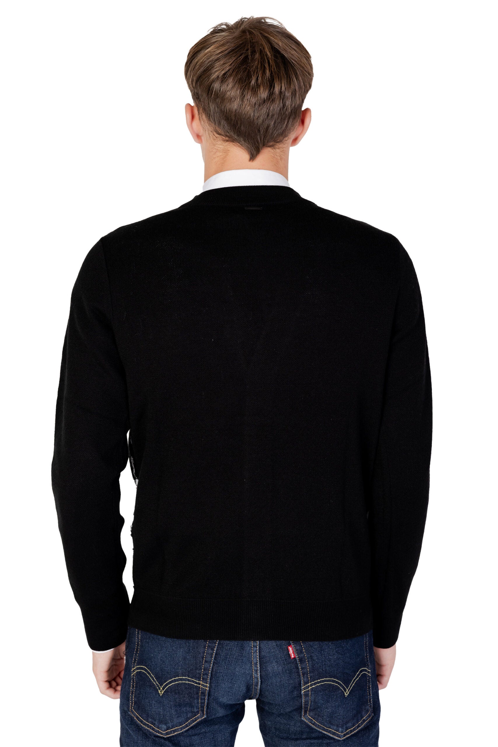 Antony Morato Schwarzer Wollcardigan