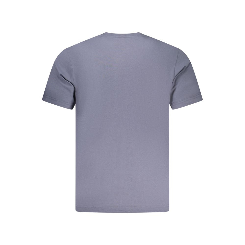North Sails Blu Baumwoll-T-Shirt für Herren