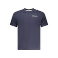 North Sails Blu Baumwoll-T-Shirt für Herren