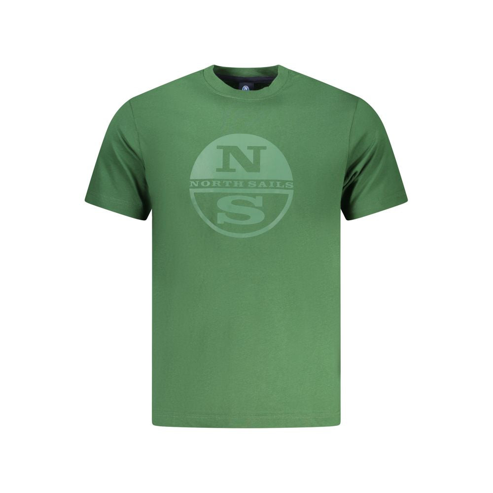 North Sails Verde Baumwoll-T-Shirt für Herren