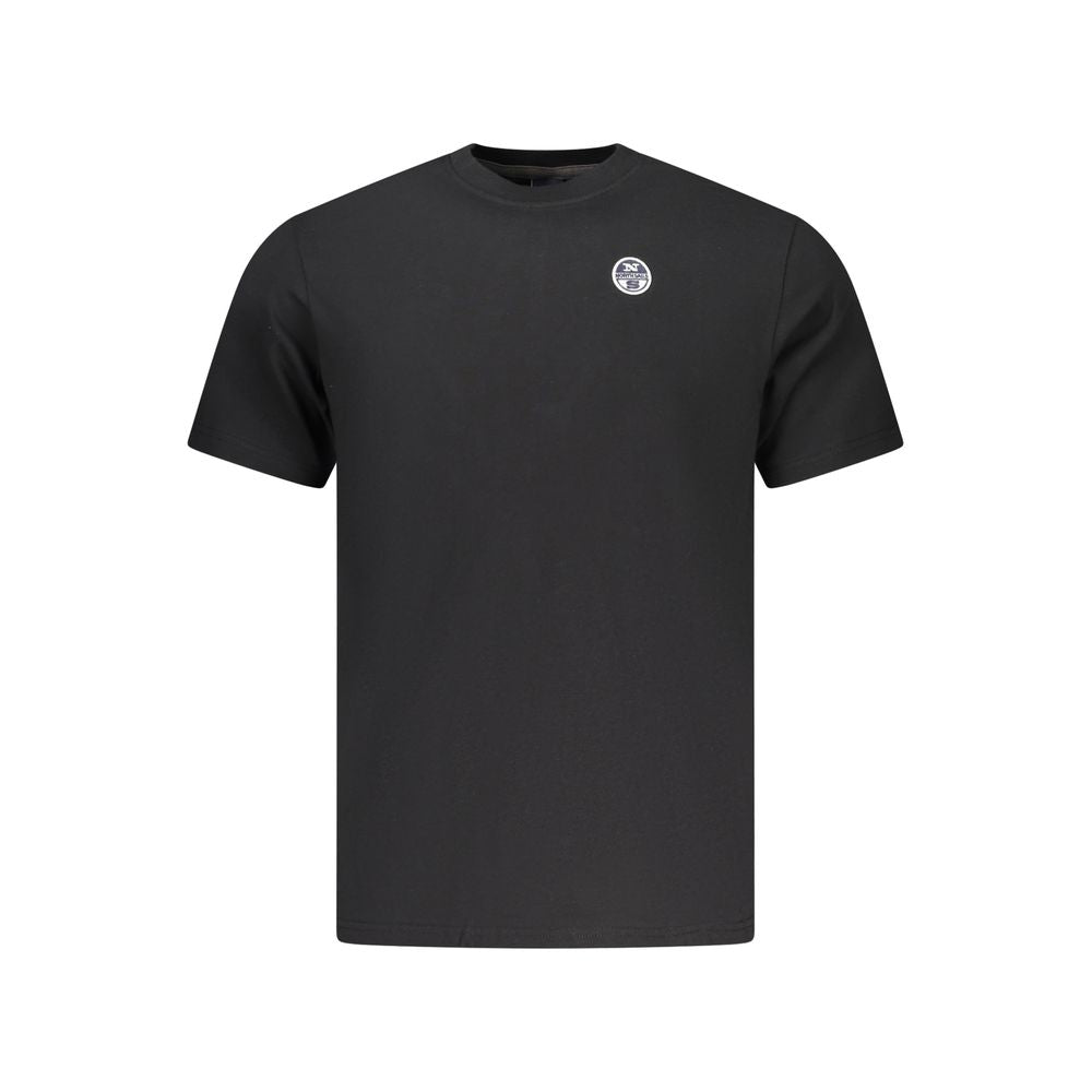 North Sails Nero Baumwoll-T-Shirt für Herren