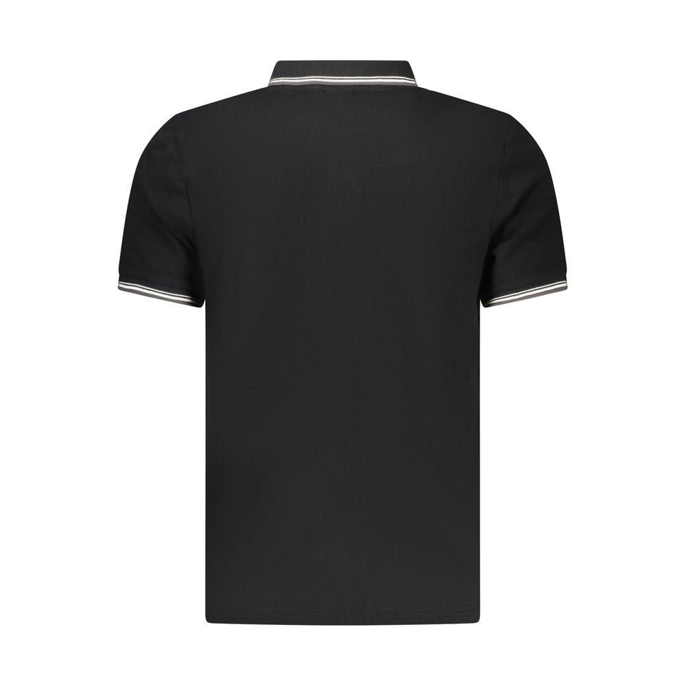 North Sails Schwarzes Baumwoll-Poloshirt für Herren