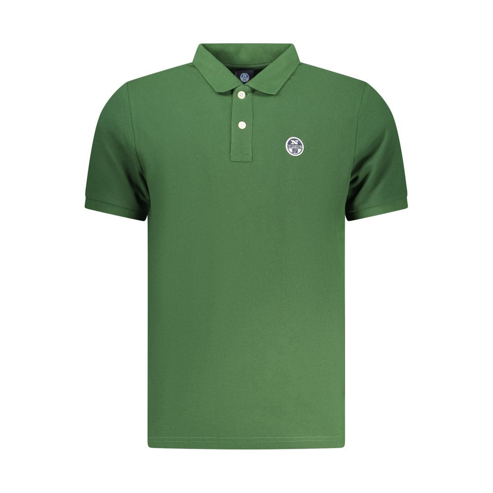 North Sails Verde Baumwoll-Poloshirt für Herren
