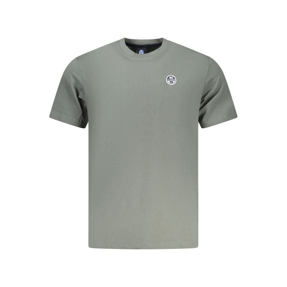 North Sails Verde Baumwoll-T-Shirt für Herren