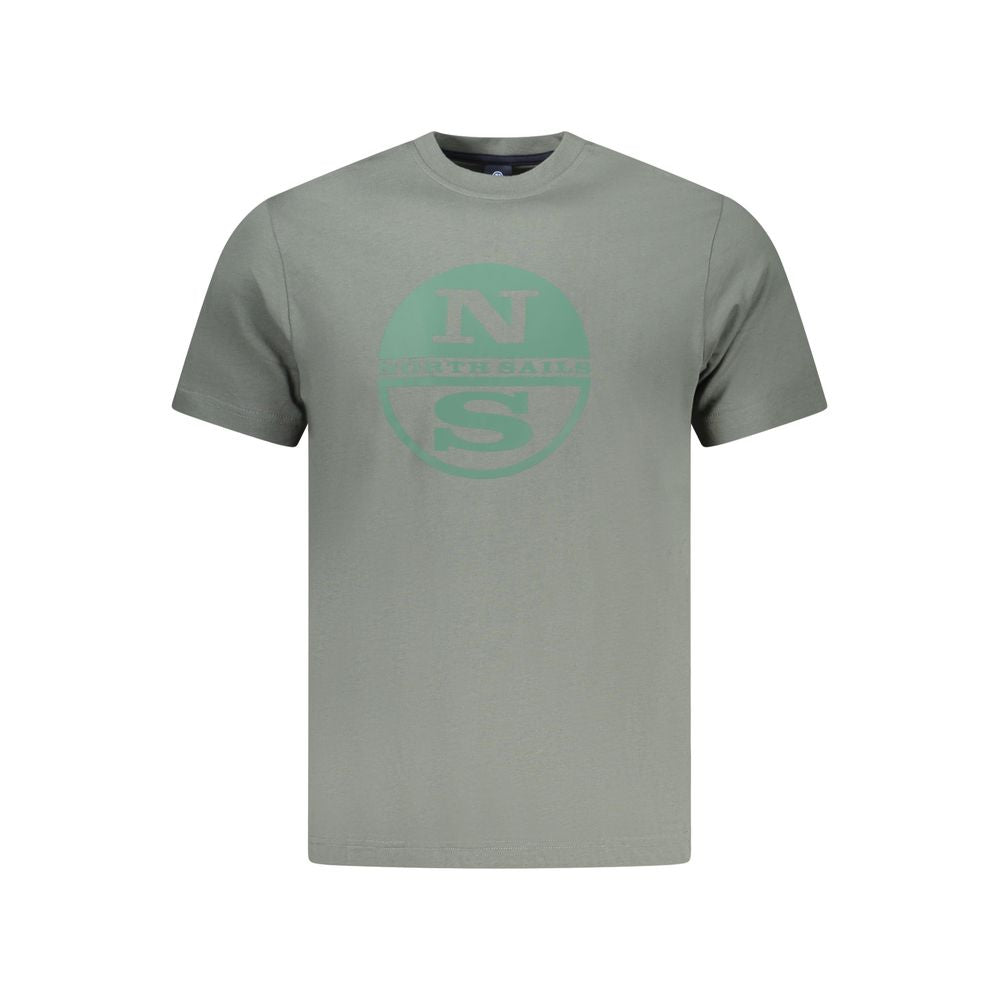 North Sails Verde Baumwoll-T-Shirt für Herren