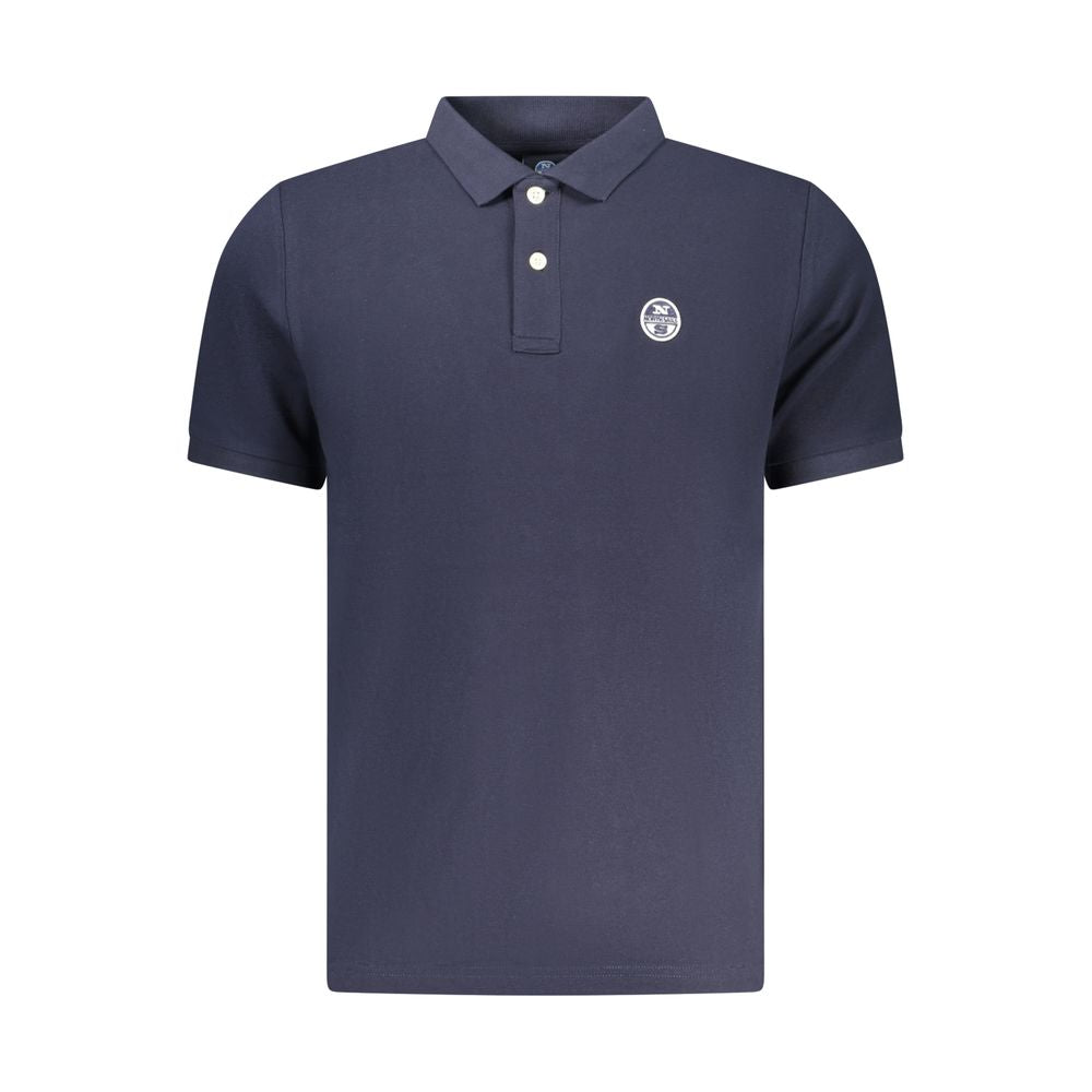 North Sails Blaues Baumwoll-Poloshirt für Herren