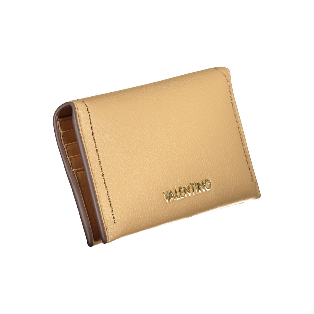 Mario Valentino Beige Polyurethane Women's Wallet
