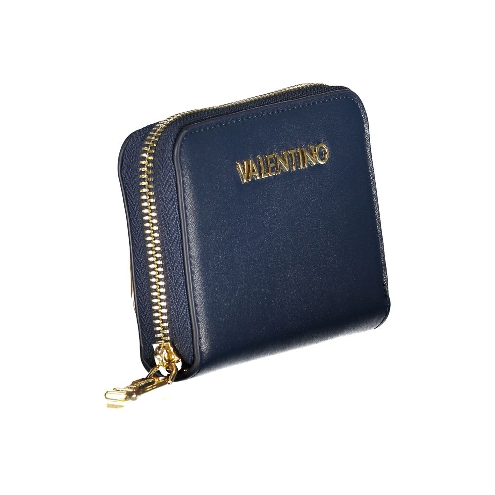 Mario Valentino Women's Wallet in Blue Polyurethane