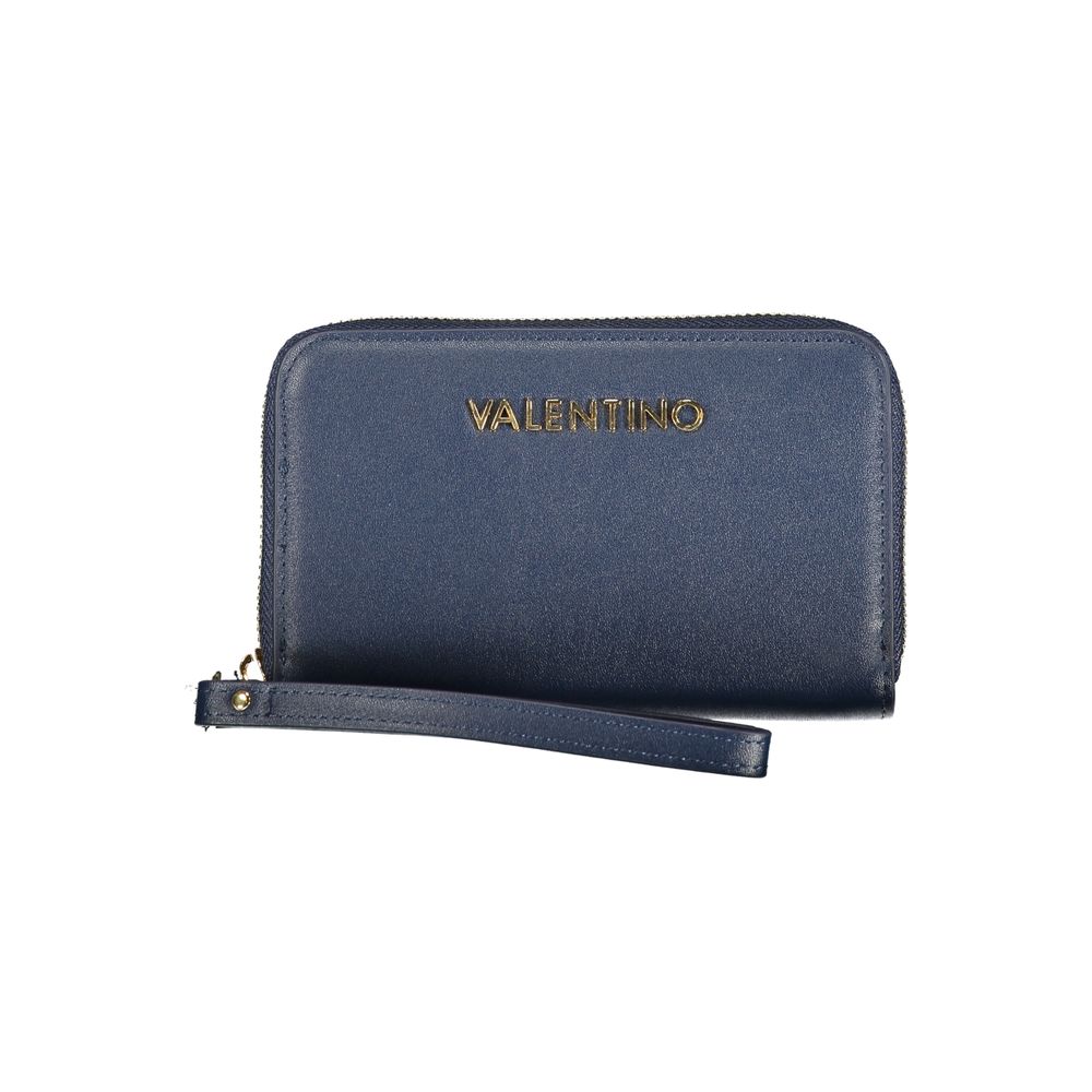 Mario Valentino Blue Polyurethane Women's Wallet