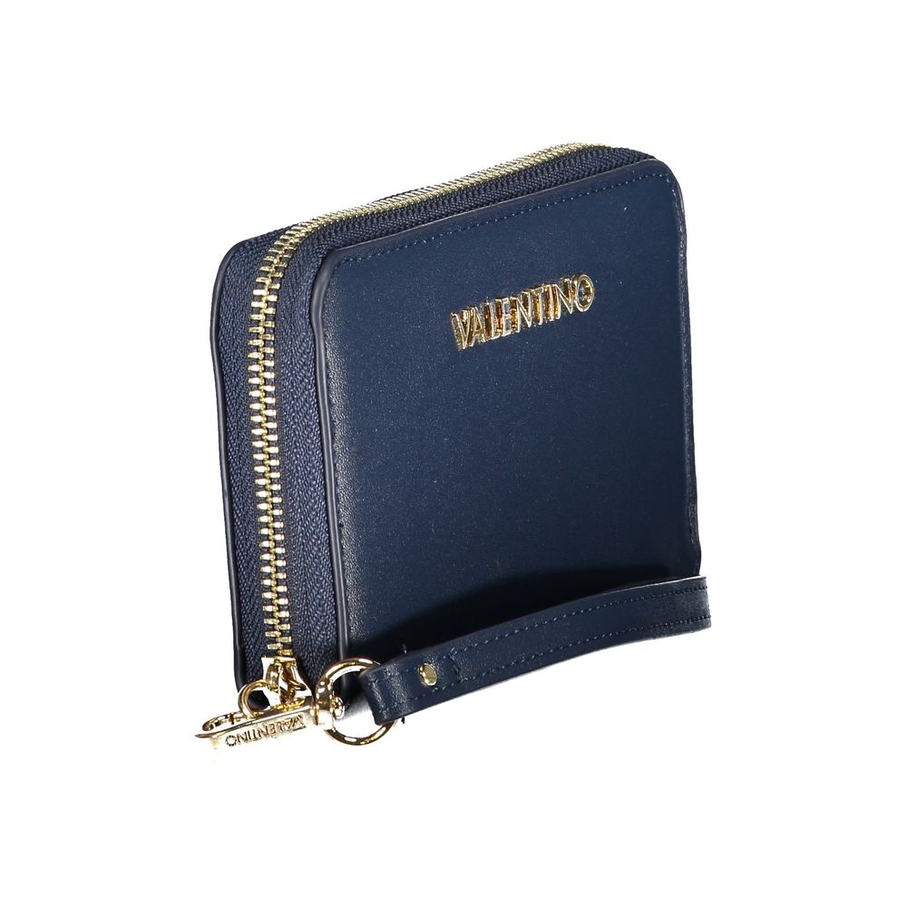 Mario Valentino Blue Polyurethane Women's Wallet