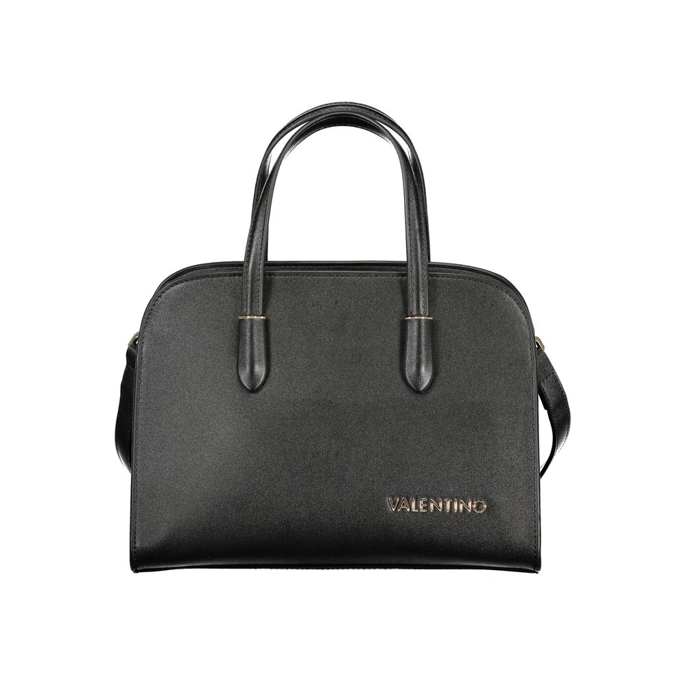 Mario Valentino Schwarze Damen-Handtasche aus Polyurethan