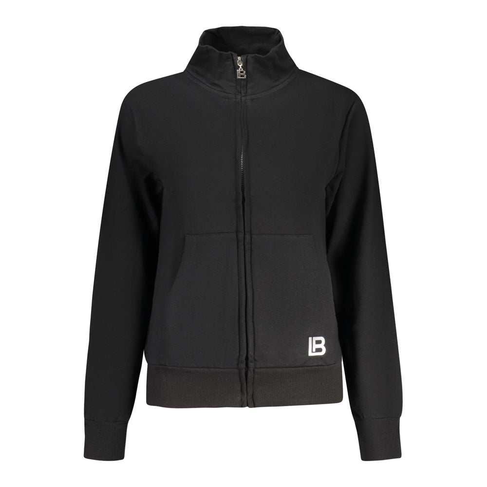 Laura Biagiotti Schwarzer Baumwoll-Damen-Sweatshirt