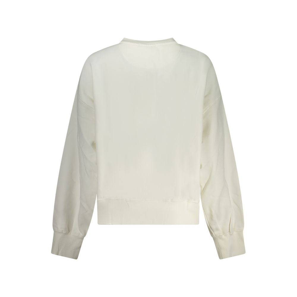 Pepe Jeans Women's Bianco Cotton Sweatshirt