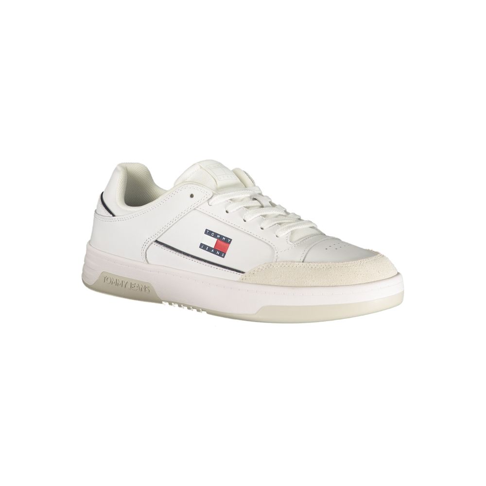 Tommy Hilfiger Weiße Herren-Sneaker aus Polyurethan