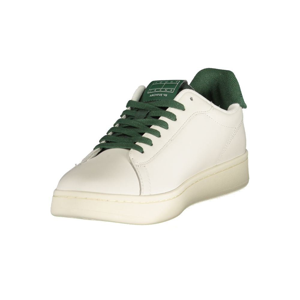 Tommy Hilfiger Bianco Polyurethane Herren-Sneaker