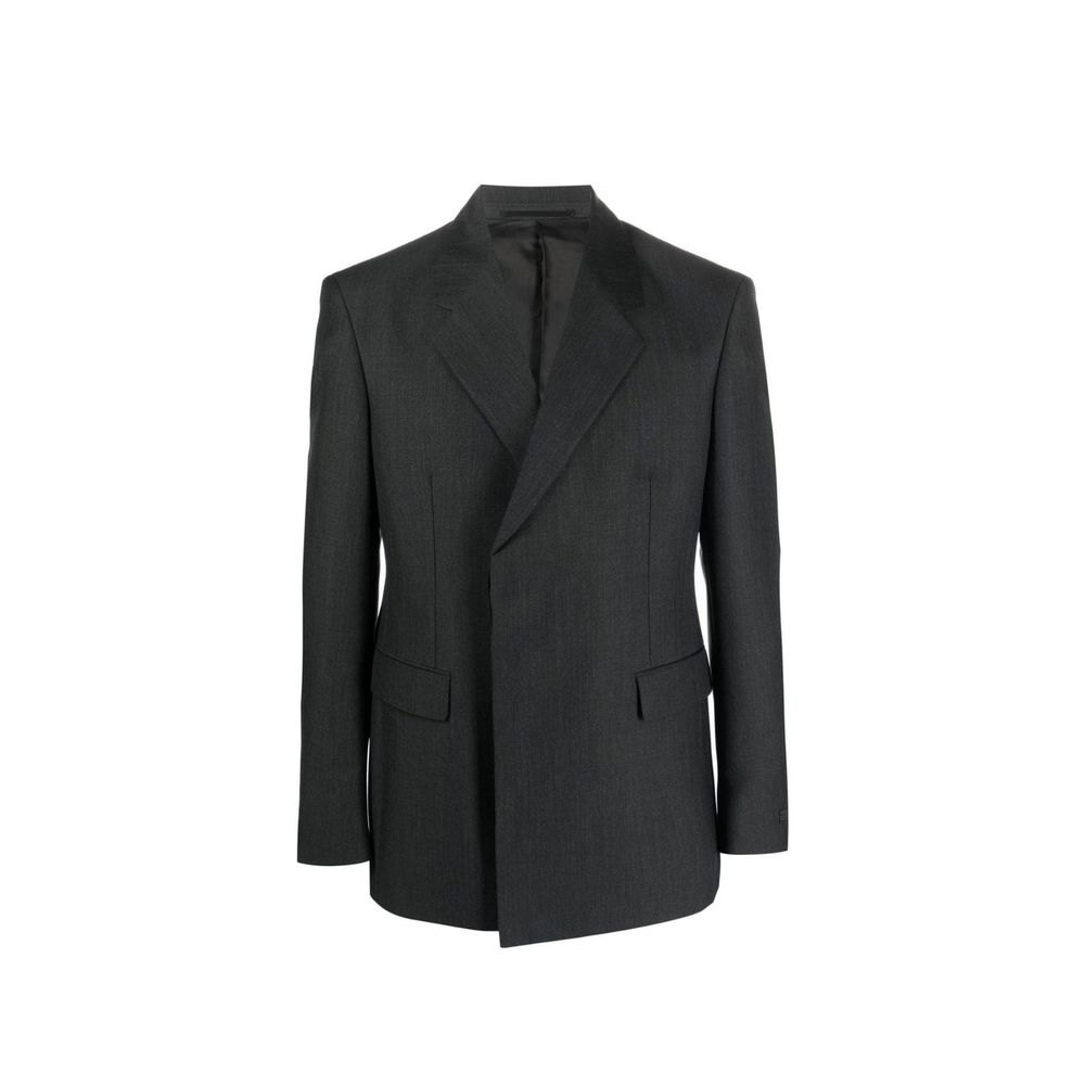 Prada Grey Wool Coat