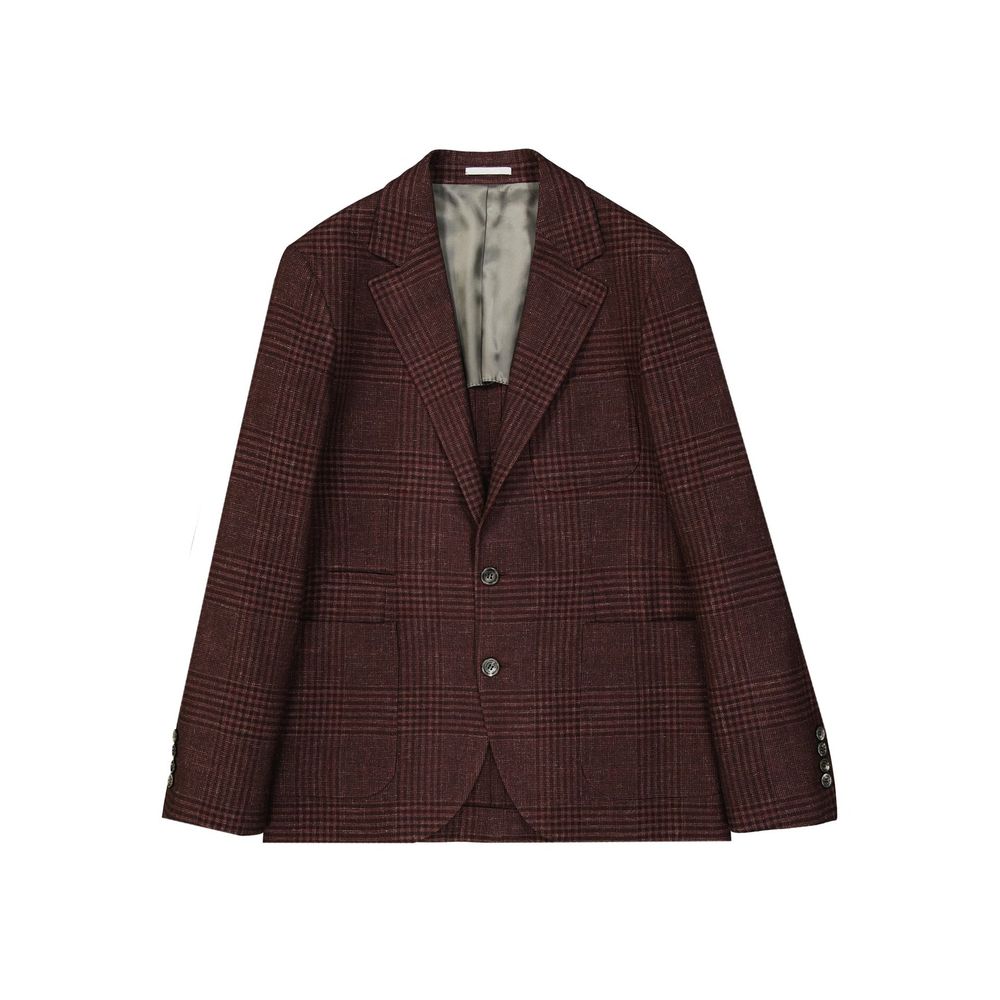 Brunello Cucinelli Mehrfarbiger Wollblazer