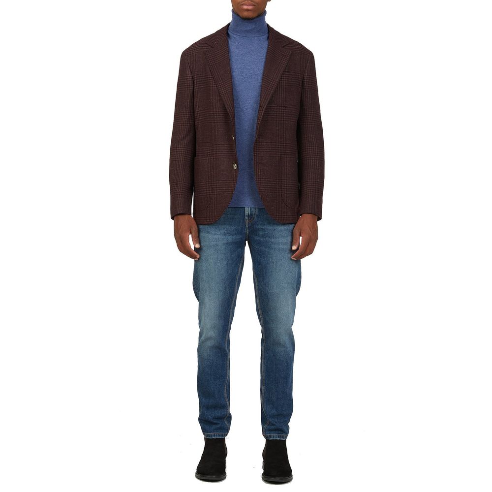 Brunello Cucinelli Mehrfarbiger Wollblazer