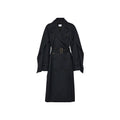 Burberry Schwarzer Polyester-Mantel