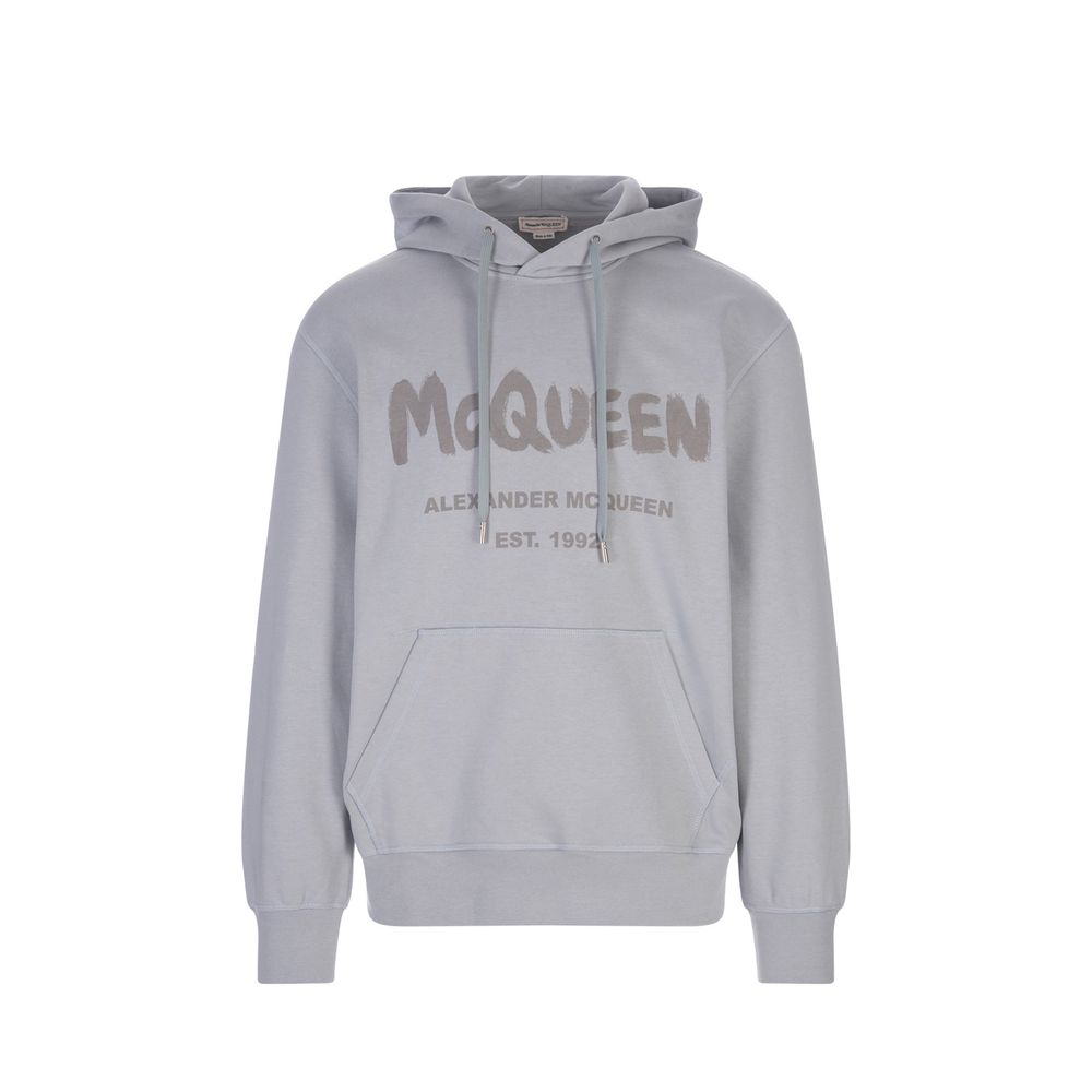 Alexander McQueen Grey Cotton Sweatshirt